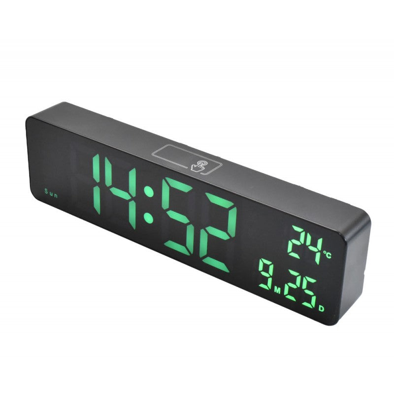 Ceas Digital DS-6625 Negru cu Led Verde - Frize