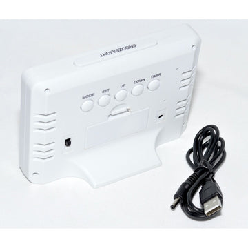 Ceas Electronic LCD GH-2000WJ Alb - Frize