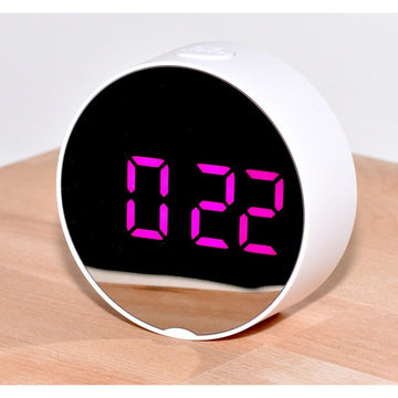 Ceas Led Mov DT-6505 Rotund Oglinda - Frize