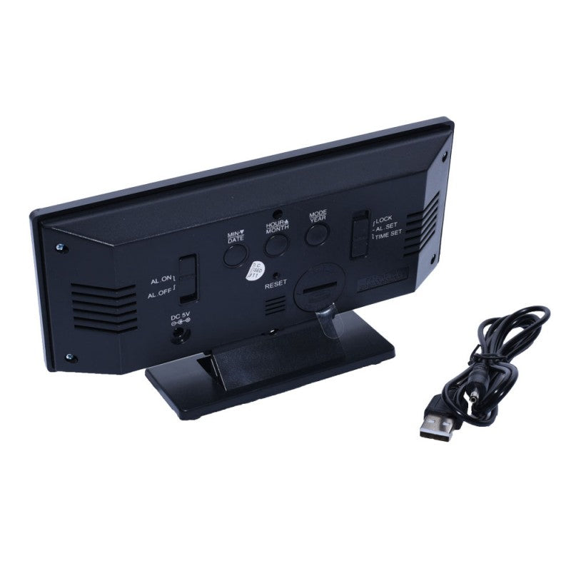 Ceas Oglinda cu Led Roșu DS-3618L - Frize