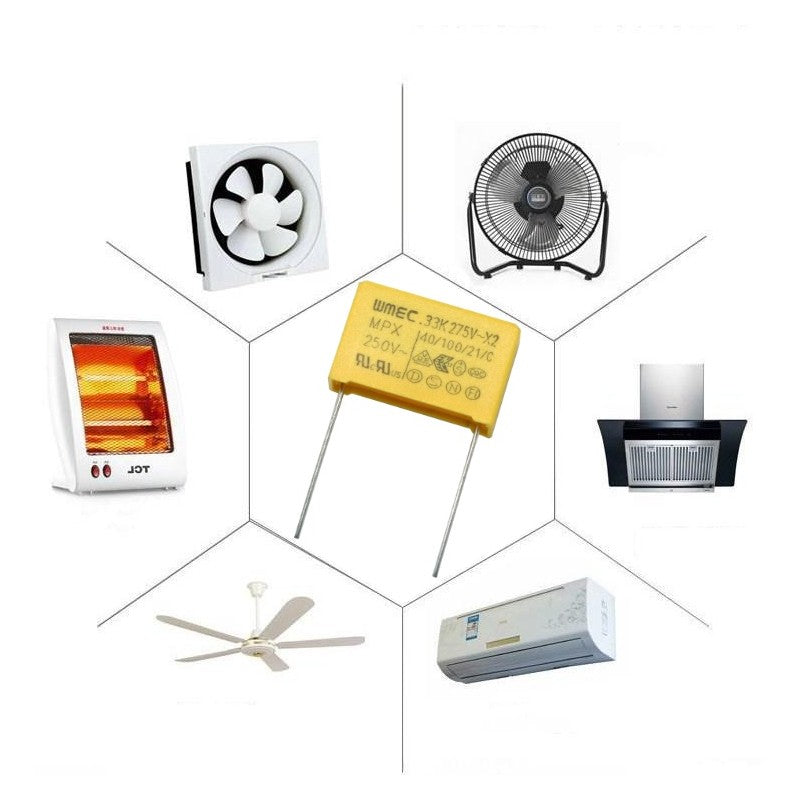 Condensator Dreptunghi Pornire Motor 2C 450V - 0,22uf - Frize