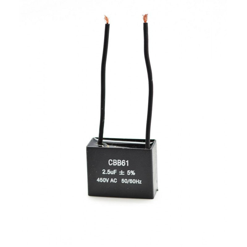 Condensator Pornire Motor cu Fire / 2,5uf 450V - Frize