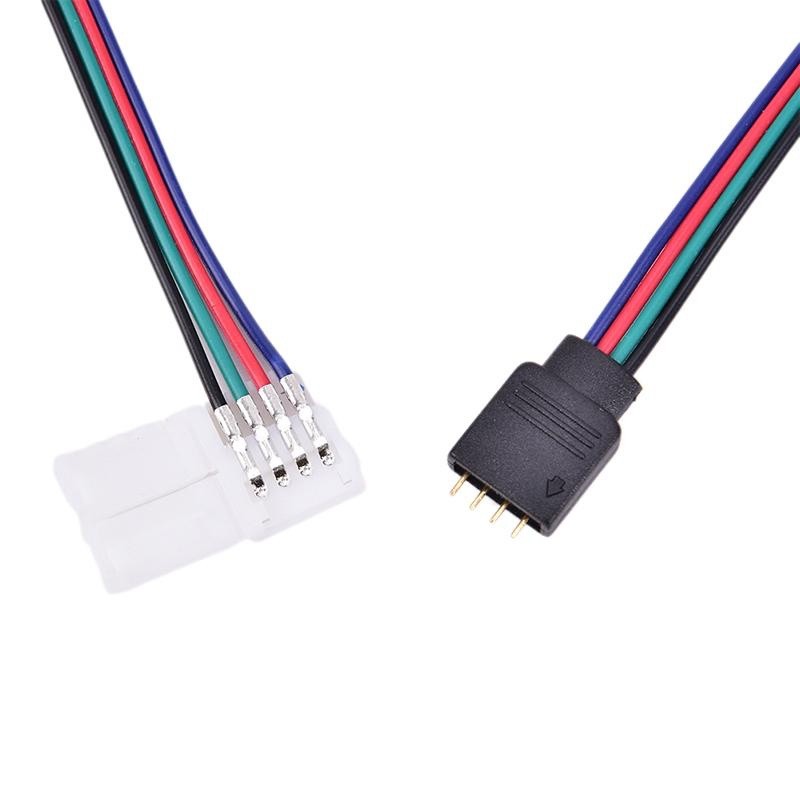 Conector Alimentare Banda RGB cu 4 Fire - Frize
