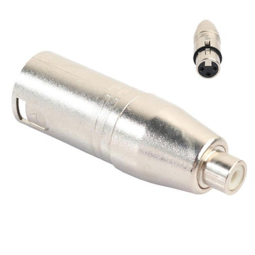 Conector Audio XLR Mama-RCA Mama - Frize