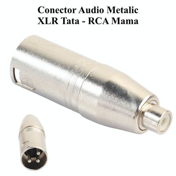 Conector Audio XLR Tata-RCA Mama - Frize