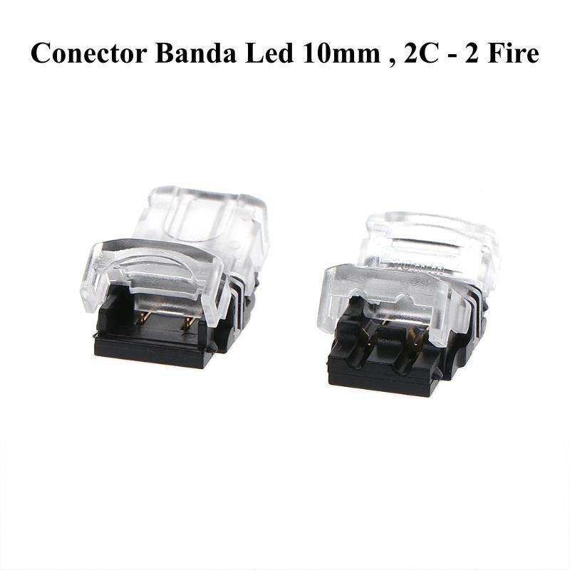 Conector Banda Led 10mm 2 Pini - 2 Fire - Frize
