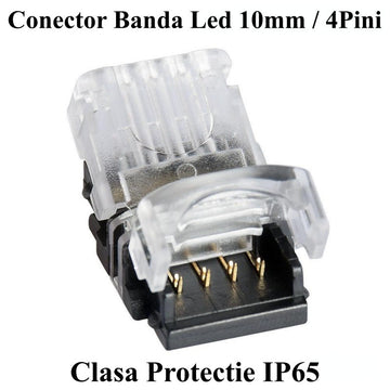 Conector Banda Led & RGB 10mm/4 Pini - 4 Fire - Frize