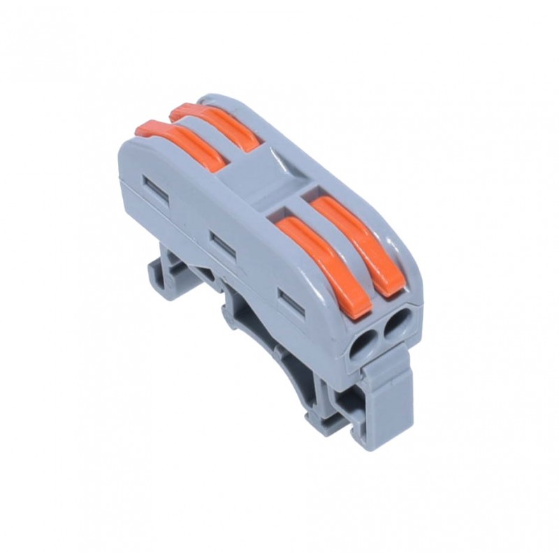 Conector de Șina 2 Poli Cap Dublu PCT-222 - Frize