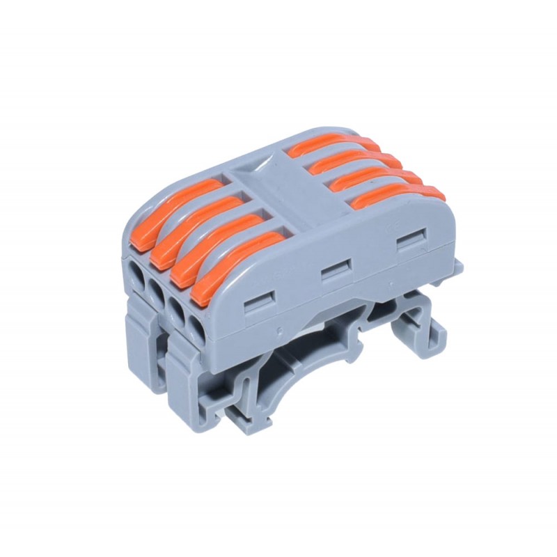 Conector de Șina 4 Poli Cap Dublu PCT-224 - Frize