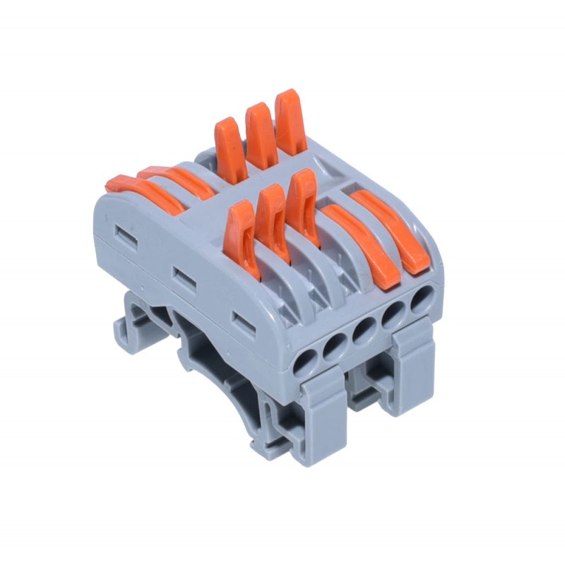 Conector de Șina 5 Poli Cap Dublu PCT-225 - Frize