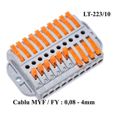 Conector Doza 10-10 pentru Cablu, LT-223/10 - Frize