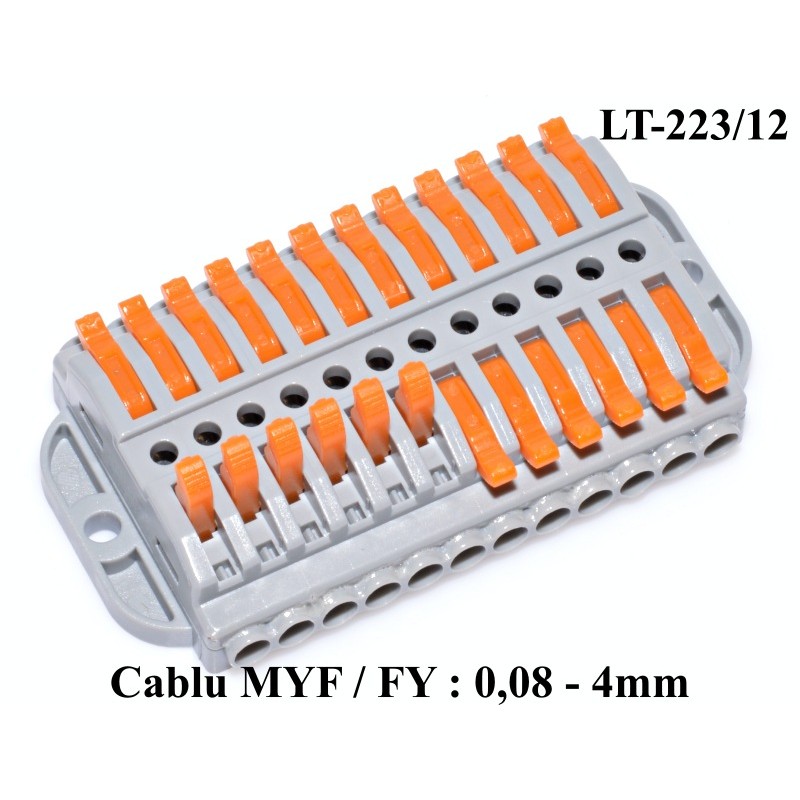 Conector Doza 12-12 pentru Cablu, LT-223/12 - Frize