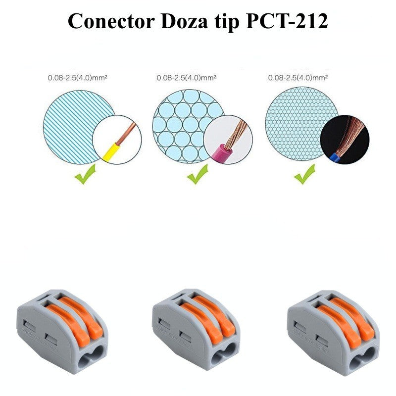Conector Doza 2 Fire 4KV / 32A, PCT-212 - Frize