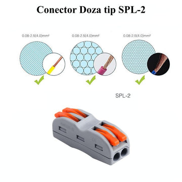 Conector Doza  2+2 Fire 4KV / 32A, PCT-222 - Frize