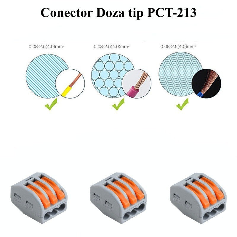 Conector Doza 3 Fire 4KV / 32A, PCT-213 - Frize