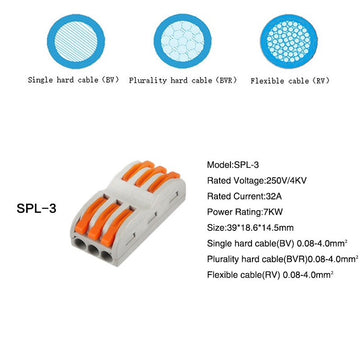 Conector Doza 3+3 Fire 4KV / 32A, PCT-223 - Frize
