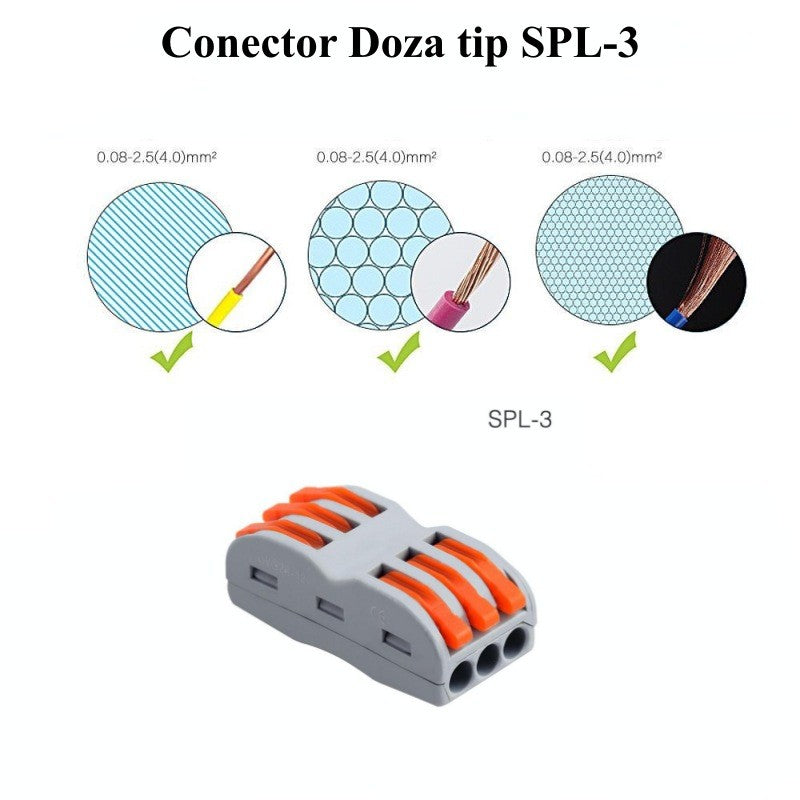 Conector Doza 3+3 Fire 4KV / 32A, PCT-223 - Frize