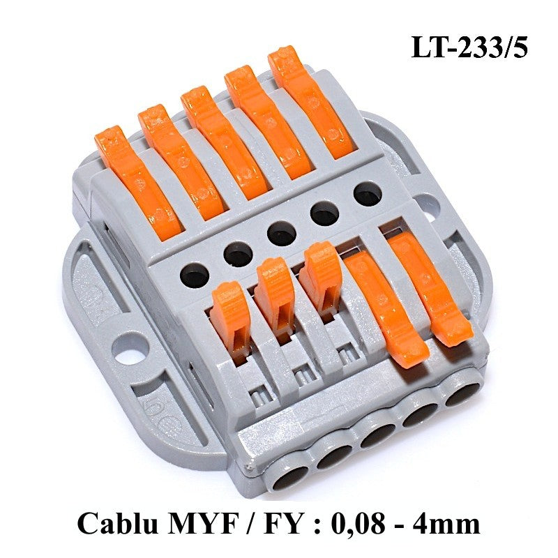 Conector Doza 5-5 pentru Cablu, LT-223/5 - Frize