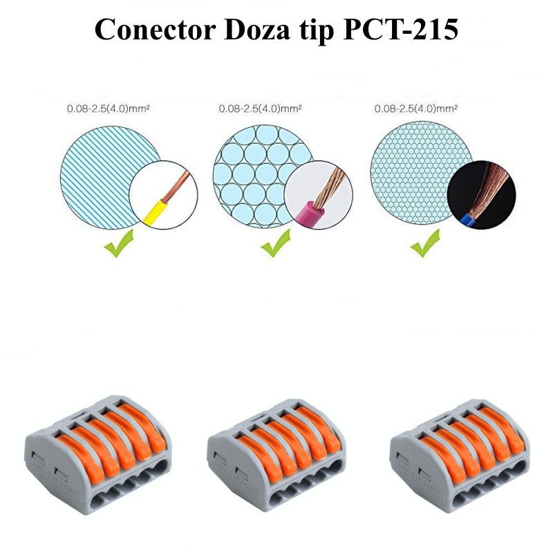 Conector Doza 5 Fire 4KV / 32A, PCT-215 - Frize
