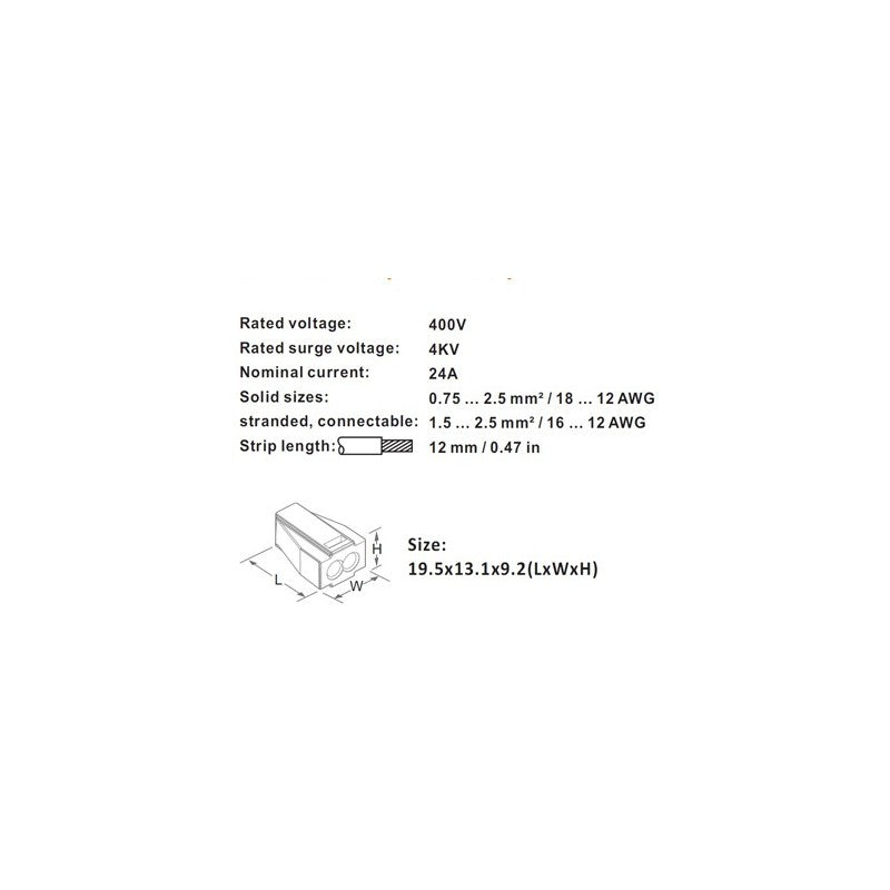 Conector Doza Rapid 2 Fire, PCT-102 - Frize