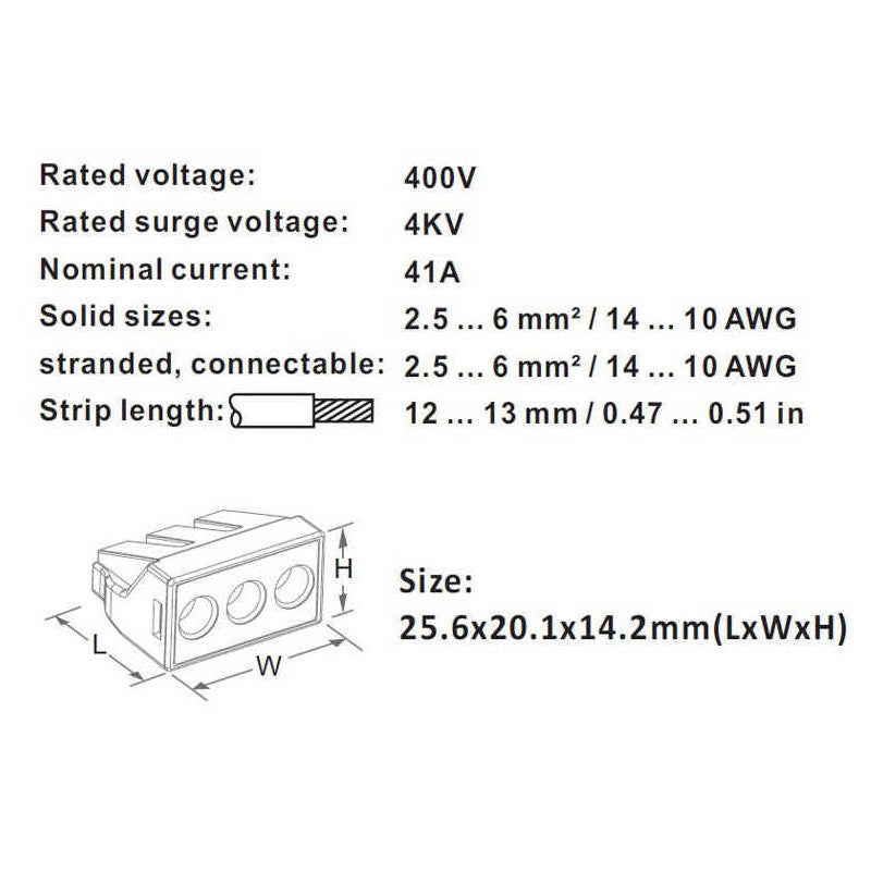 Conector Doza Rapid 3G - EU6 / PCT-103D - Frize