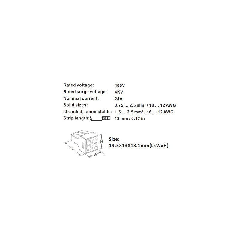 Conector Doza Rapid 4 Fire, PCT-104 - Frize