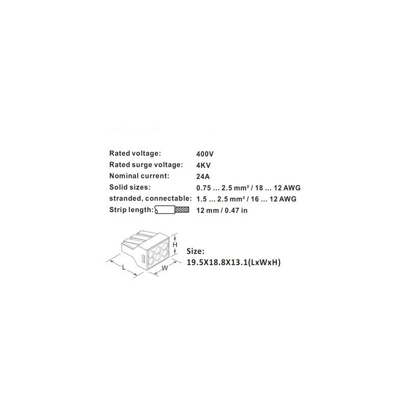 Conector Doza Rapid 6 Fire, PCT-106 - Frize