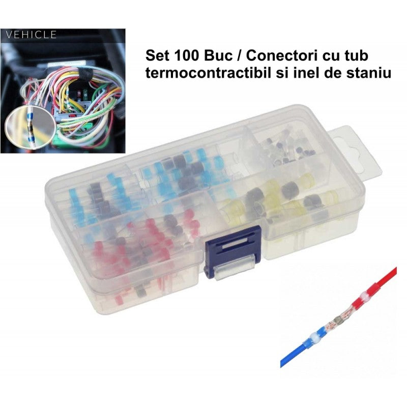 Conectori cu Inel de Cositor 100Buc/Set - Frize