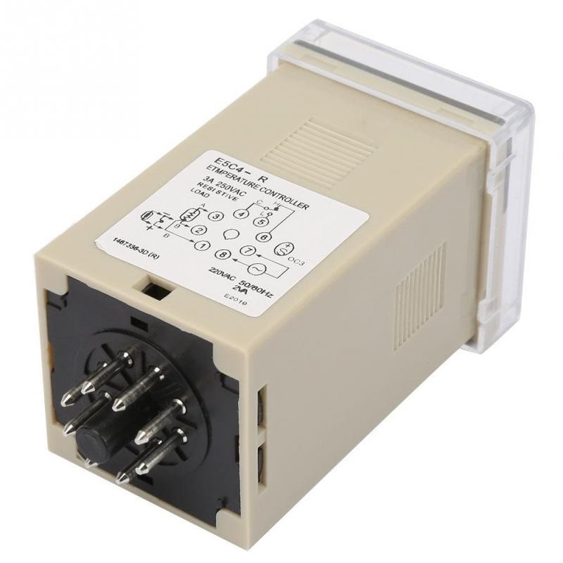 Controler Digital de Temperatura E5C4 200/220V, K 0-399 - Frize