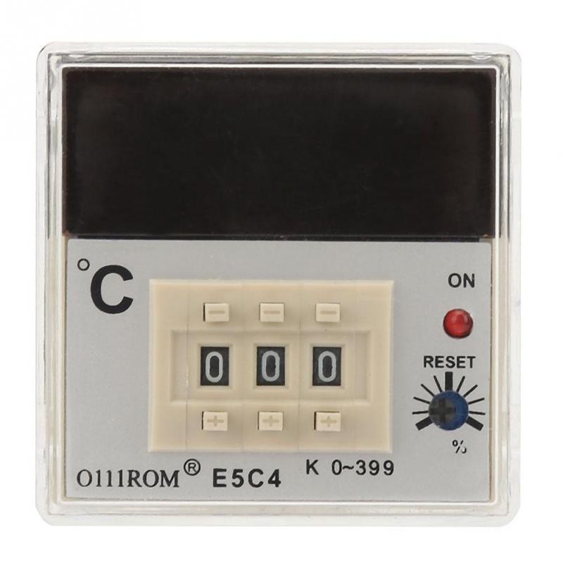 Controler Digital de Temperatura E5C4 200/220V, K 0-399 - Frize