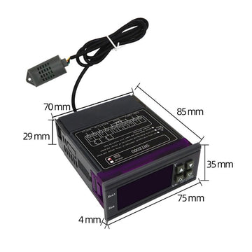 Controler Digital de Temperatură și Umiditate SHT-2000 – Dispozitiv Profesional pentru Monitorizarea Mediului în Interior