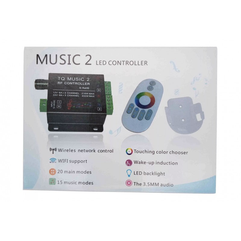 Controler Led RGB - TQ Music 2 RF + Wifi - Frize