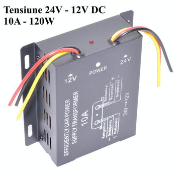 Convertor Auto de Tensiune 24V-12V DC/10A - Frize