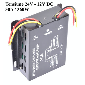 Convertor Auto de Tensiune 24V-12V DC/30A - Frize