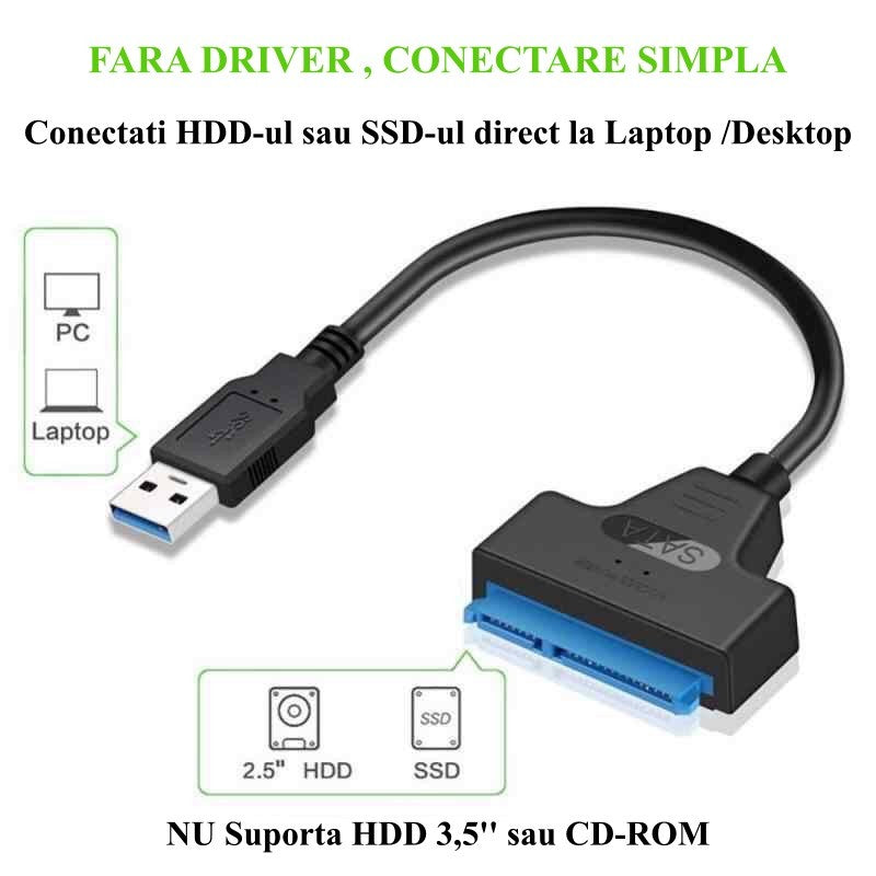 Convertor Hard Disk USB 3.0 la Sata 4TB - Frize