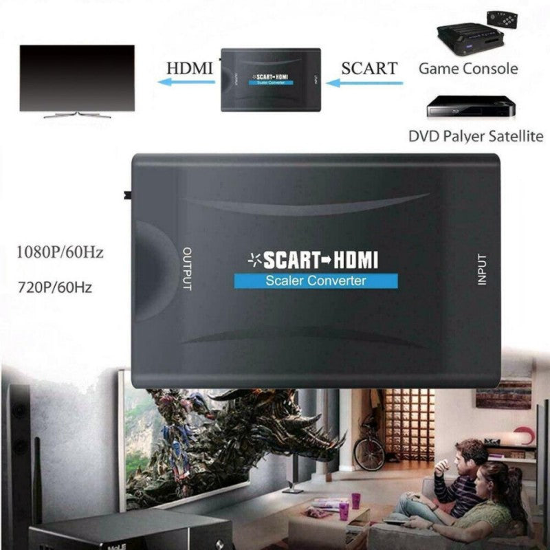 Convertor Scart la Hdmi / 1080P - Frize