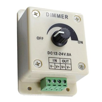 Dimmer Manual Led Monocolor 12V-24V/8A - Frize