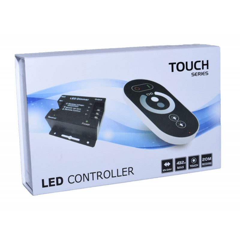 Dimmer Touch Led Monocolor 12V-24V cu Telecomanda - Frize
