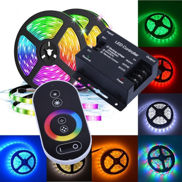Dimmer Touch Led RGB 12V-24V cu Telecomanda - Frize