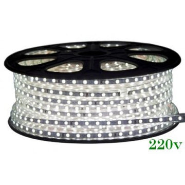 LED szalag 220V, 2700K 14.4W/M Ip65 60Led/m, 5050