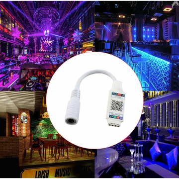 Мини-контролер Bluetooth RGB LED лента, 12V, 72W, 6A