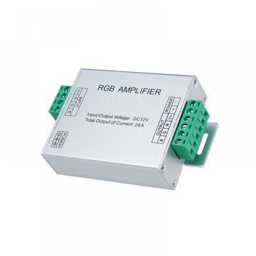 RGB LED szalagos erősítő, 12V, 144W, 24A