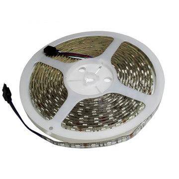 RGB LED szalag, IP65, 12V, 14,4W/M, 60 LED/M, 5050 - tekercs 5 m