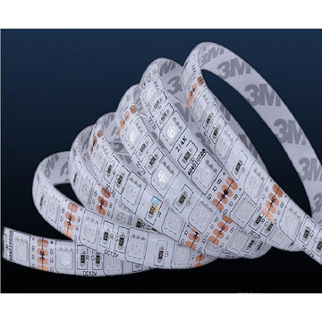RGB LED лента, IP20, 12V, 14.4W/M, 60 LED/M, 5050 - ролка 5 м