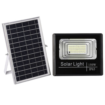 Proiector cu Panou Solar Monocristalin si telecomanda - 150W/6500k
