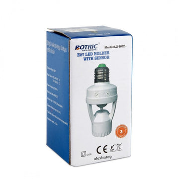 Dulie E27 cu senzor de lumina-miscare 360˚/LX-H02 - Frize