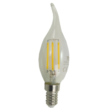 Крушка с нажежаема жичка E14, 4W=45W, 3000K, топла светлина