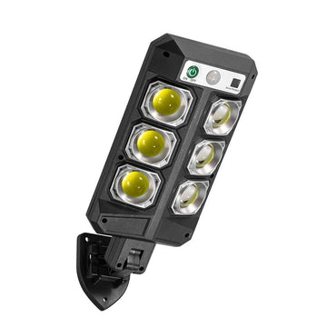 Lampa Solara Stradatala LED 10W, Senzor miscare, Telecomanda, Negru