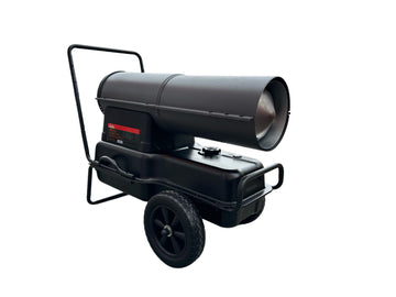 Tun de Căldură pe Motorină 50kW cu Rezervor de 40L și Consum de 5L/h – Ideal pentru Încălzirea Spațiilor Mari