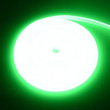 Bandă LED COB Neon Flex Verde Smarald 288 LED/m, 10W/m, Rola 5m, IP65 – Iluminat Exterior și Interior pentru Decorare și Ambianță